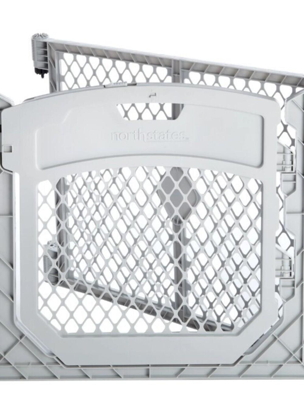 Toddleroo by North States Superyard® Two-Panel Gray Door Extension